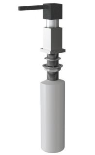 Дозатор для кухонной мойки Florentina Квадро чёрный